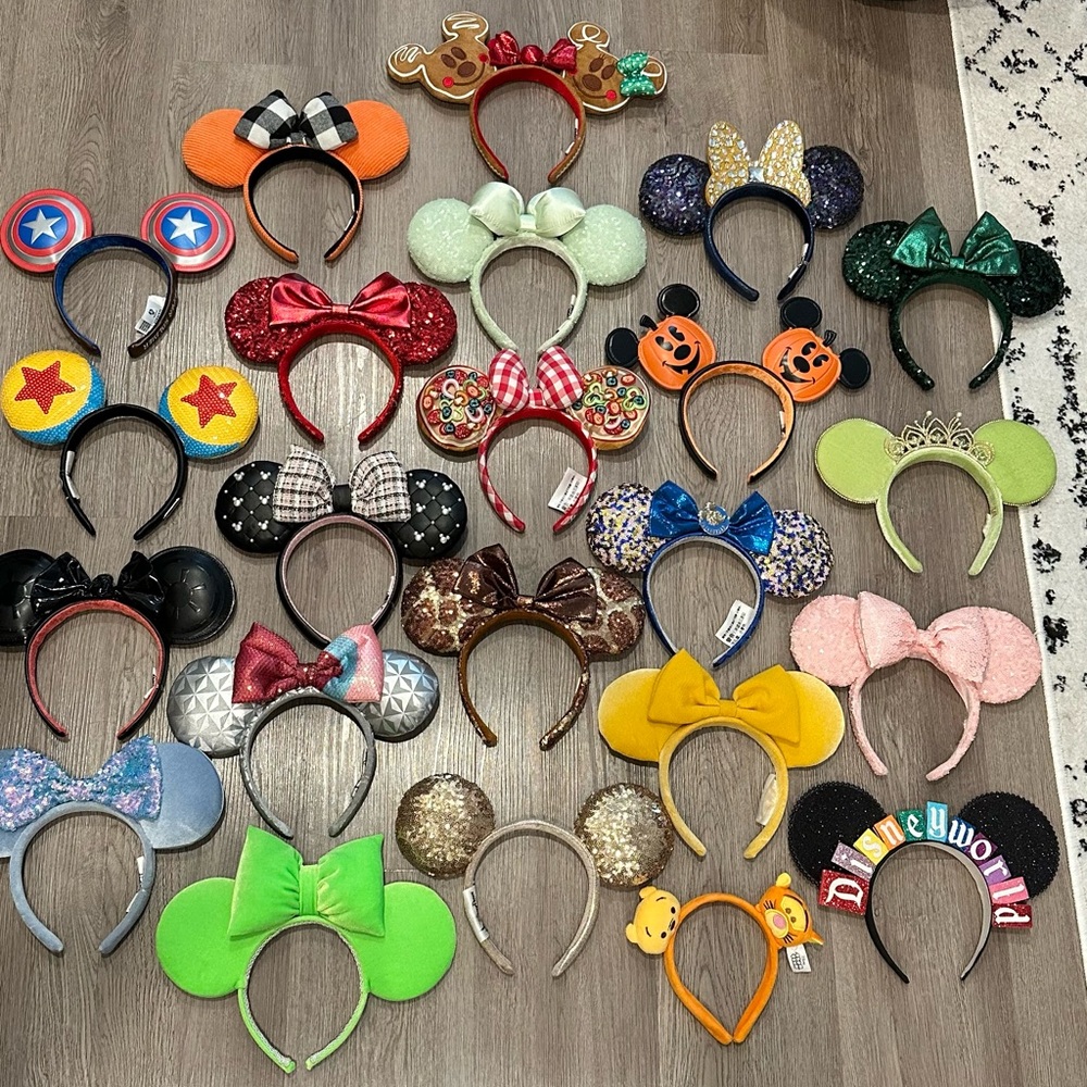 Set of 23 Walt Disney World Exclusive Ear Headbands